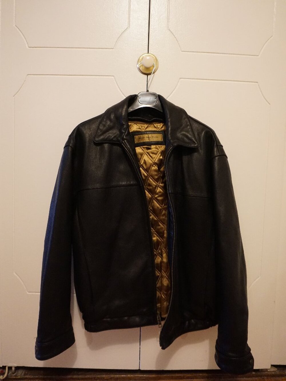 Lined Leather Jacket